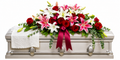 BF-1049- PEACEFUL PASSAGE CASKET SPRAY