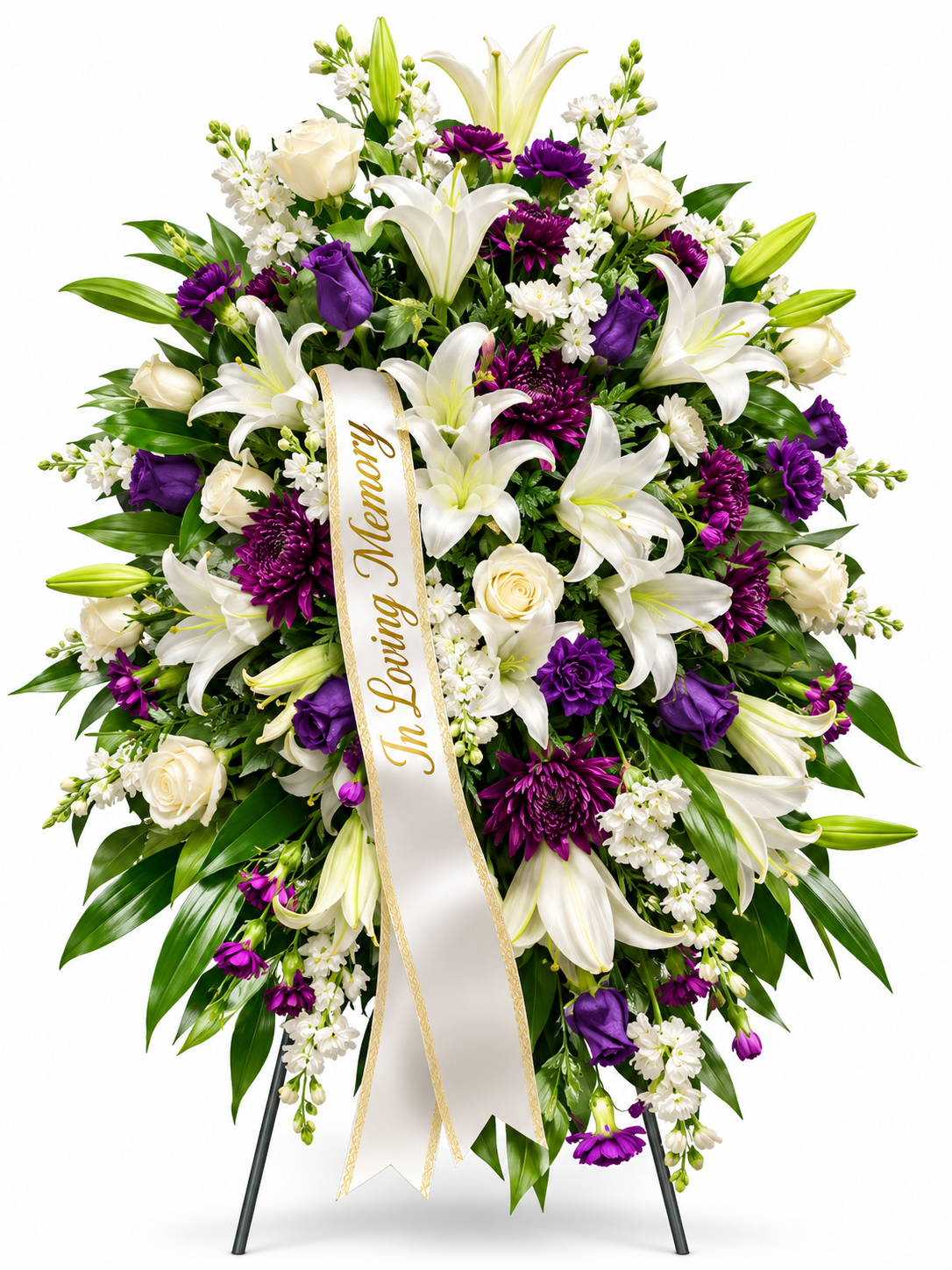 BF-1066- PURPLE GRACE STANDING SPRAY
