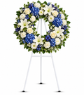 BF-1039- HEAVENLY BLUE STANDING SPRAY