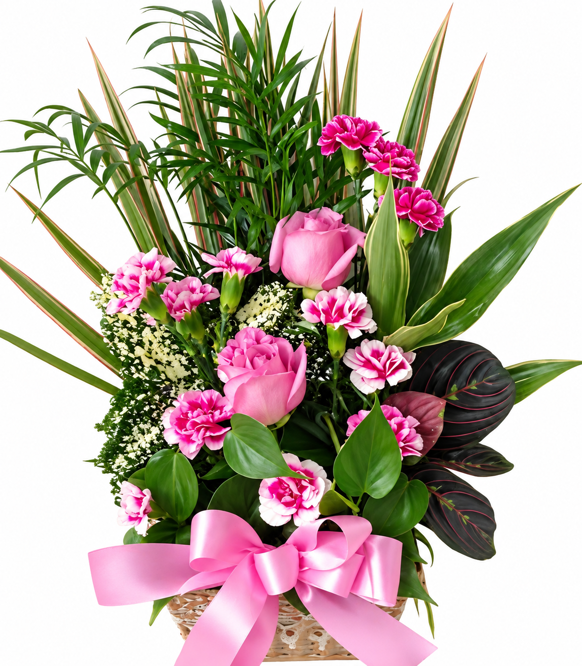 BF-1058- PINK PARADISE BASKET