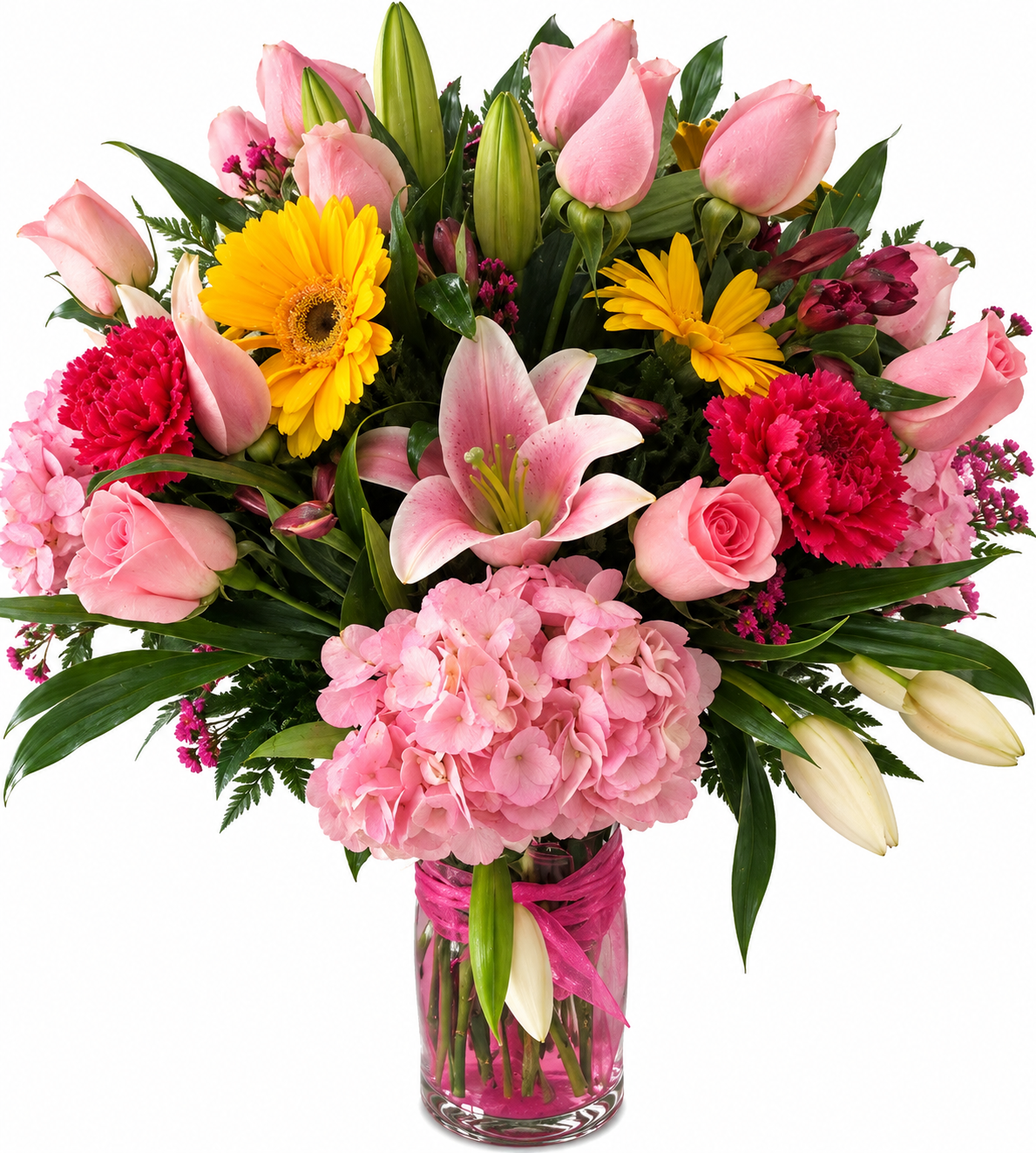 BF-1076- SUNSHINE MIXED FLOWER BOUQUET
